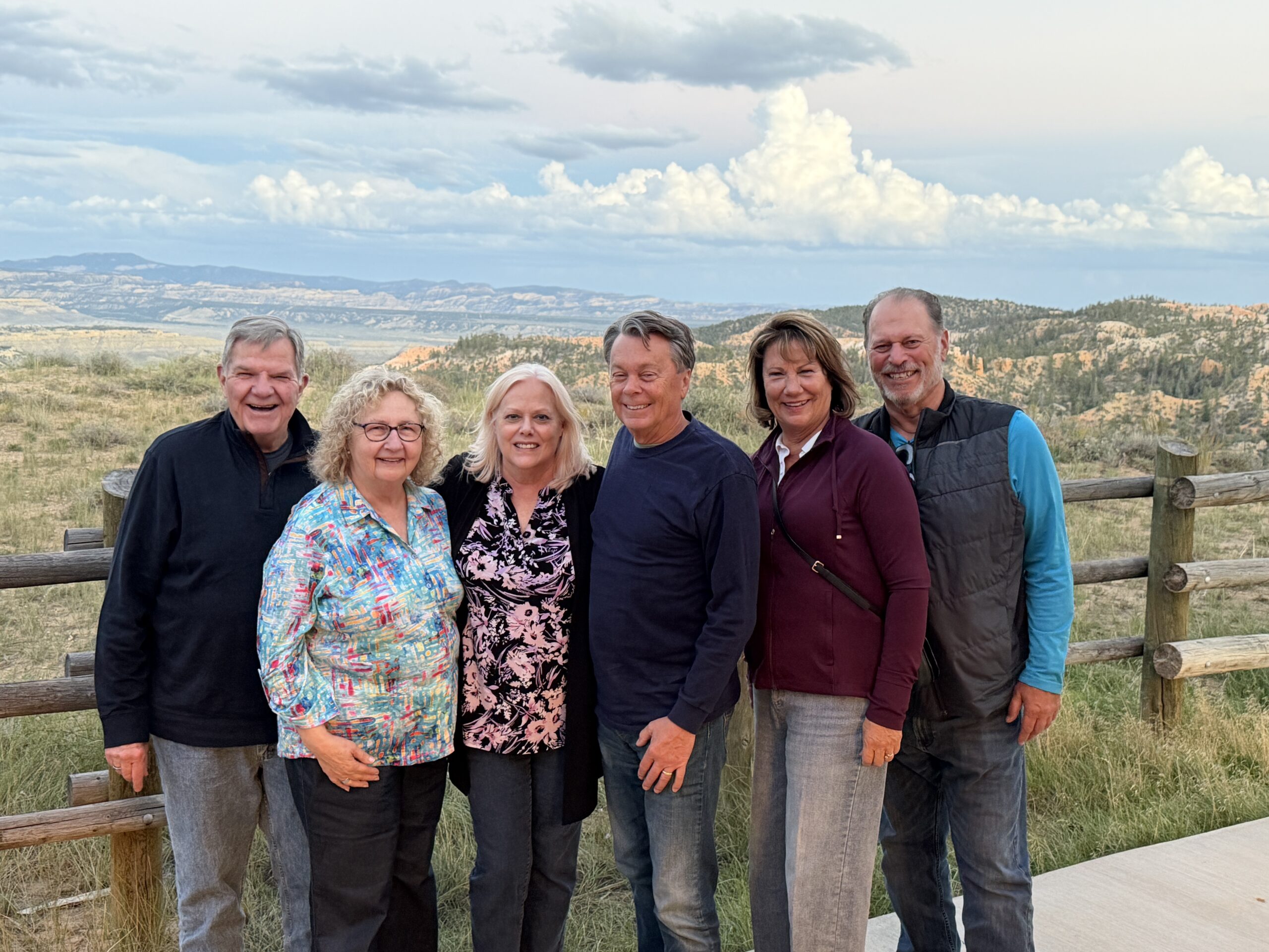 Don, Linda, Jodi, Jeff, Carla and Mike together at Bryce Canyon.