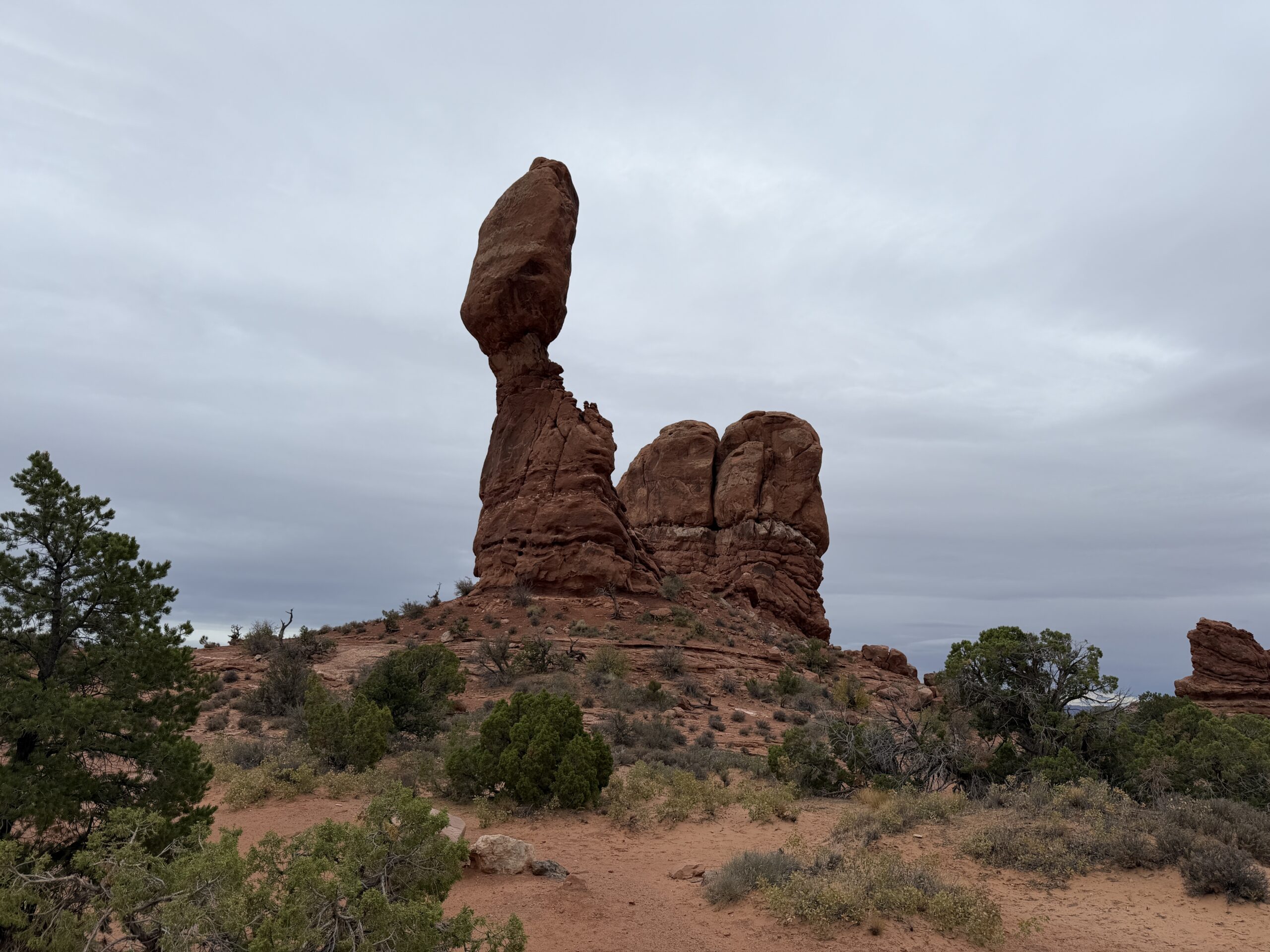 Balanced Rock in Arches National Park.