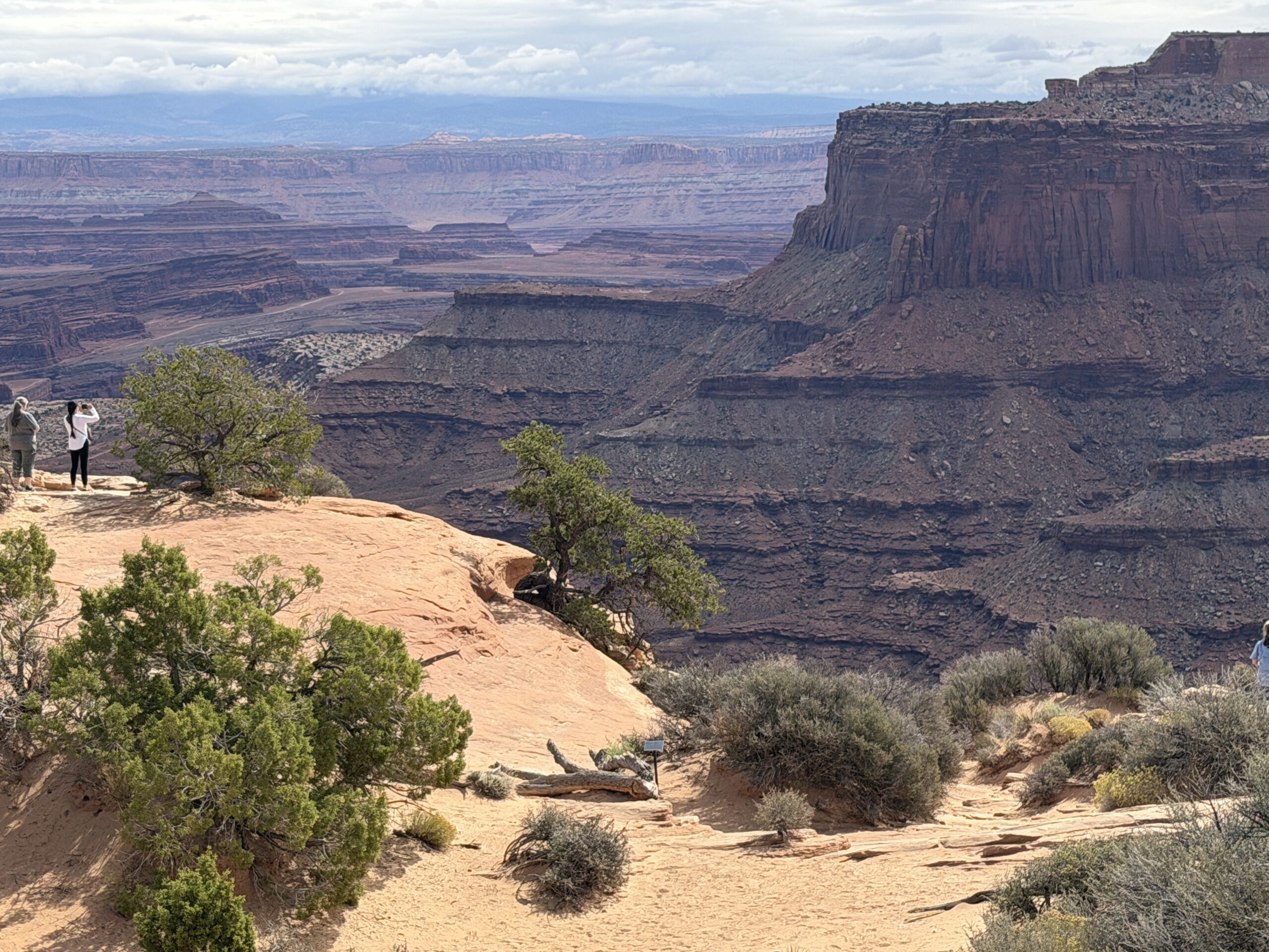 The enormous scale of Canyonlands National Park.